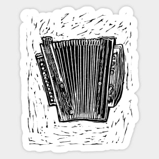 One Row Melodeon Sticker